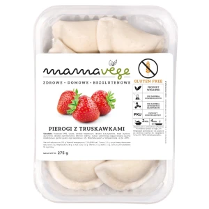 MamaVege Pierogi z truskawkami 275g (10 szt.)