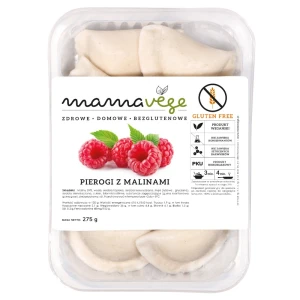 MamaVege Pierogi z malinami 275g (10 szt.)