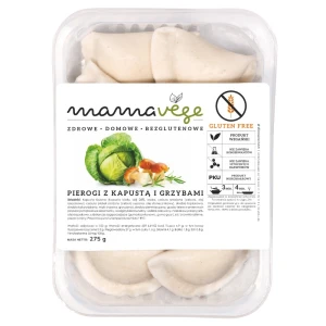 MamaVege Pierogi z kapustą i grzybami 275g (10 szt.)