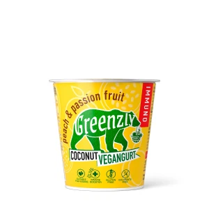 Greenzly Brzoskwinia-Marakuja kokosowy vegangurt 130 g