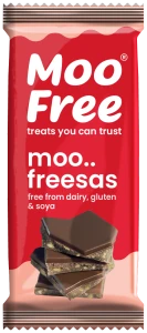 Moo Free Moofreesas – wegańska tabliczka czekoladowa z chrupiącymi kuleczkami 80g