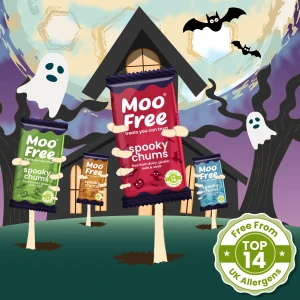 Moo Free Spooky Chums – wegańska czekoladka halloweenowa 15g