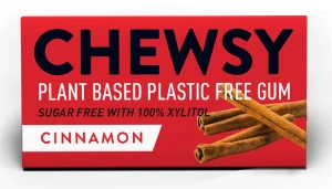 Chewsy Guma do żucia z ksylitolem o smaku cynamonowym 15g (10 szt.)