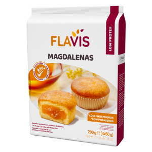 Flavis Magdalenki z dżemem morelowym Magdalenas 200g
