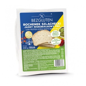 Bezgluten Bochenek szlachecki jasny niskobiałkowy 200g