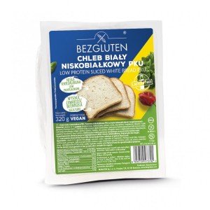 Bezgluten Chleb biały niskobiałkowy PKU 320g