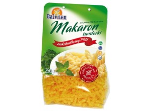 Balviten Makaron świderki niskobiałkowy PKU 250g
