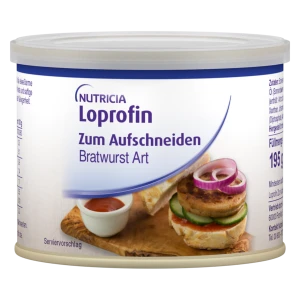 Loprofin Kiełbasa typu Bratwurst do krojenia niskobiałkowa 195g
