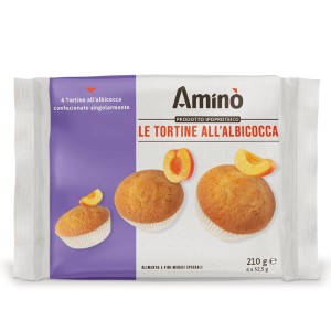 Amino Babeczki morelowe Le Tortine all’albicocca  210g (4x52,5g)