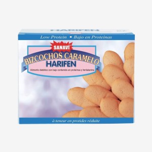 Harifen Biszkopty karmelowe niskobiałkowe PKU 125 g