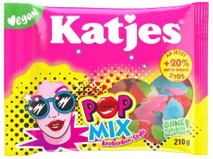 Katjes Pop Mix – żelki bez żelatyny 210 g (Pop-Mix)