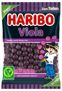 Haribo Viola – żelki lukrecjowe 125 g (Viola)