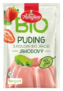 Amylon Budyń truskawkowy bezglutenowy BIO 40 g
