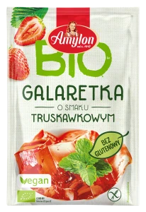 Amylon Galaretka truskawkowa z agarem bezglutenowa BIO 40 g