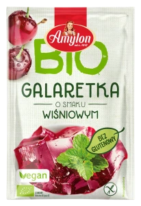 Amylon Galaretka wiśniowa z agarem bezglutenowa BIO 40 g