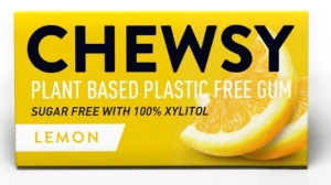 Chewsy Guma do żucia z ksylitolem o smaku cytrynowym 15 g (10 szt.)