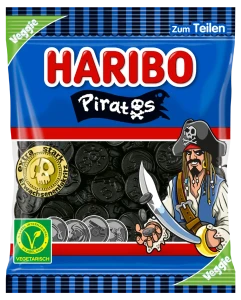 Haribo Piratos – żelki lukrecjowe 175 g 