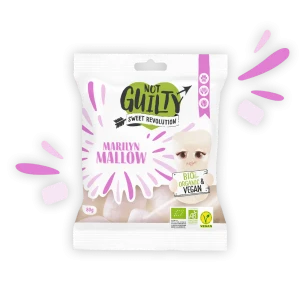 Not Guilty Marilyn Mallow Bio – wegańskie pianki marshmallow waniliowe 80 g