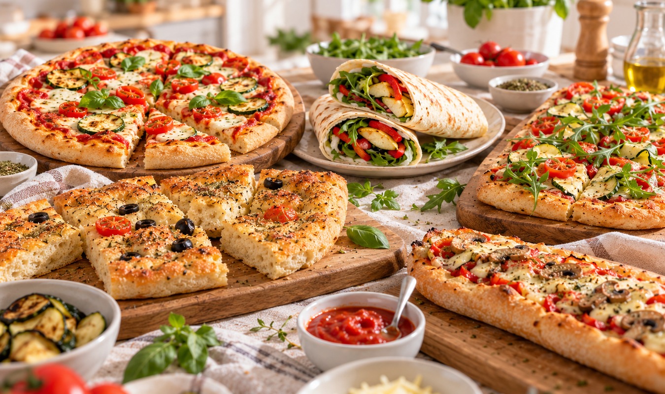 Pizza, piadina, pinsa czy focaccia – co wybrać?